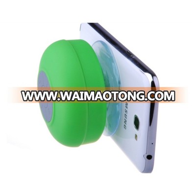 waterproof mini bts speaker with suction cup, low price wireless bts speaker with built-in mic