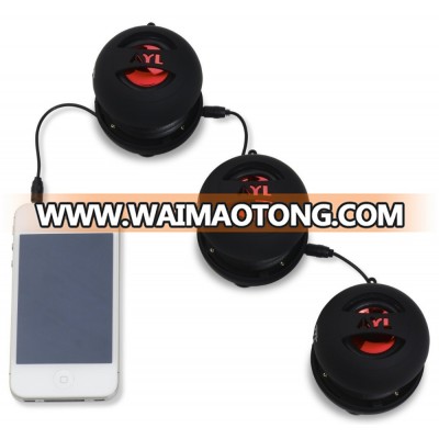 2.0 definitive technology mini portable wireless hamburger pocket speaker for computer, iPhone ,MP3 player