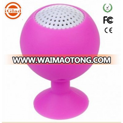 2.0 mini portable wireless definitive technology speakers with suction cup