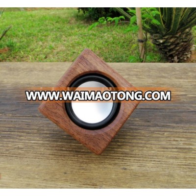 High quality wooden mini portable speaker